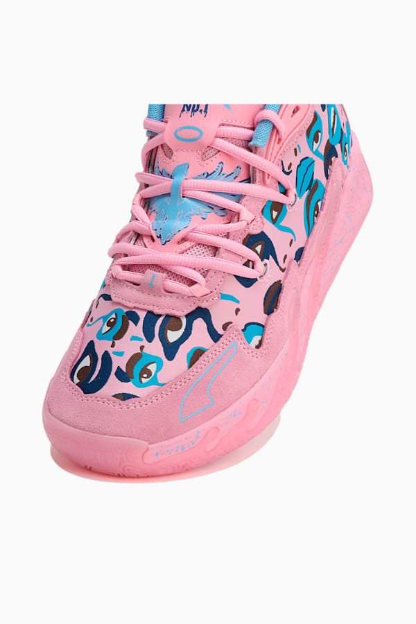 Pink high top basketball shoes 2025