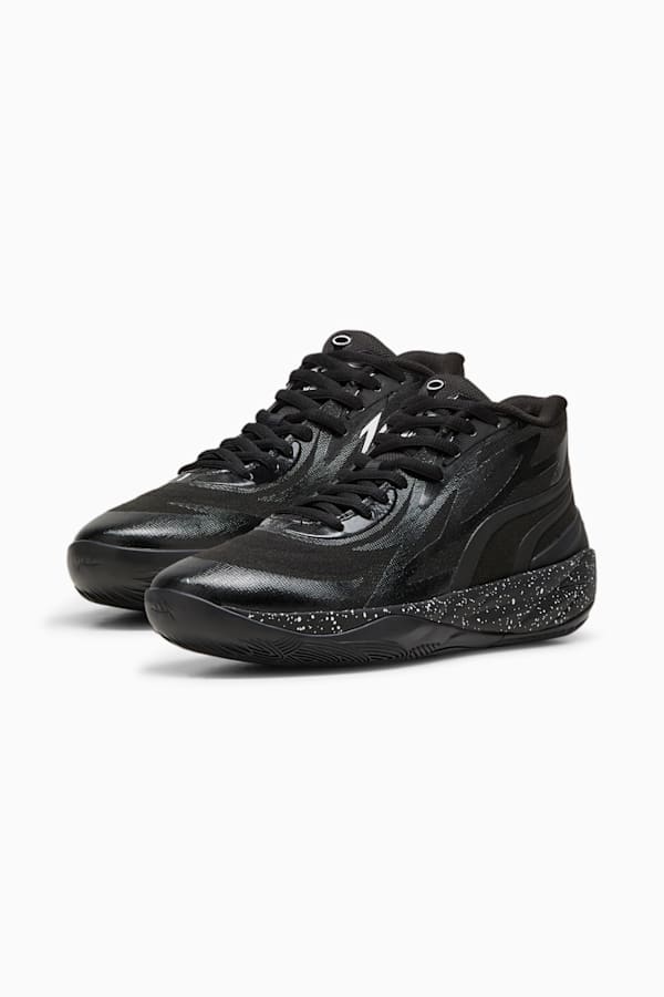 MB.02 Basketball Shoes, PUMA Black-PUMA White, extralarge