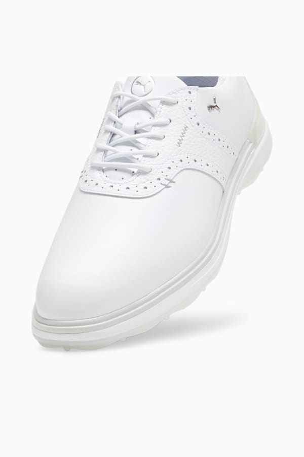 PUMA Avant Men's Golf Shoes, PUMA White-Ash Gray-PUMA White, extralarge