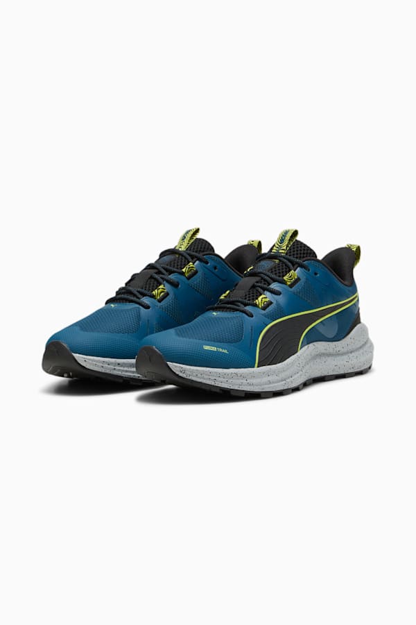 Reflect Lite Trail Running Shoes, Ocean Tropic-Cool Mid Gray-PUMA Black, extralarge