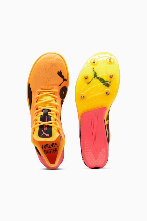 evoSPEED NITRO™ Elite 2 Long-Distance Track and Field Shoes, Sun Stream-Sunset Glow-PUMA Black, extralarge-GBR