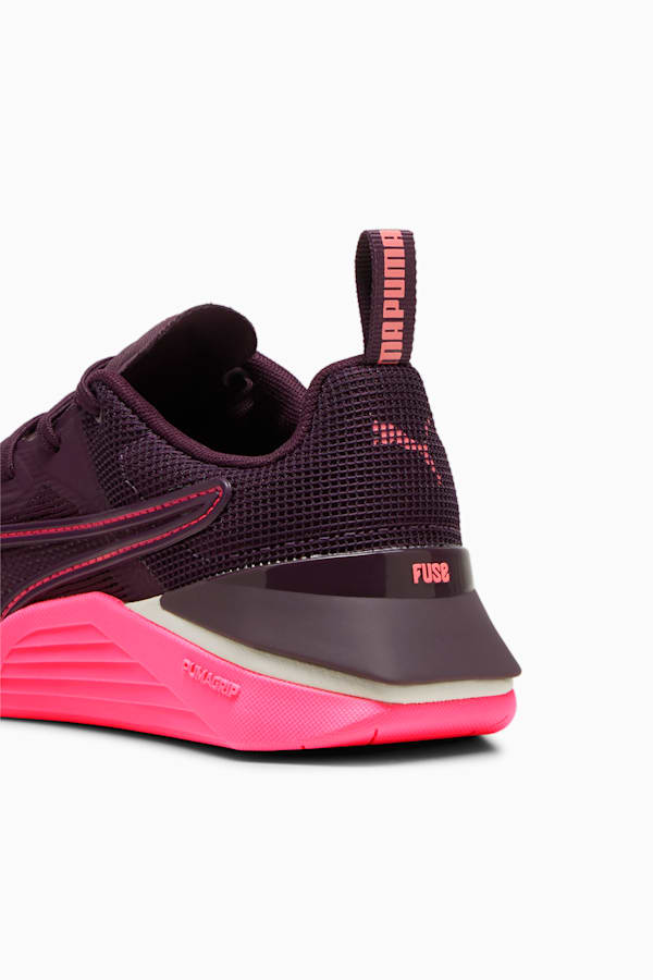 Fuse 3.0 Women's Training Shoes, Midnight Plum-Vapor Gray-Sunset Glow, extralarge