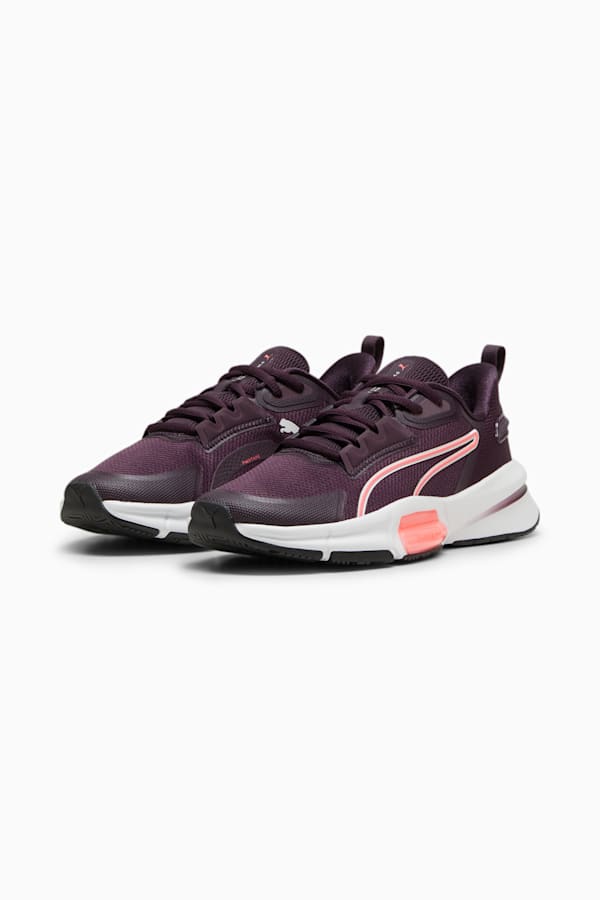 PWRFrame TR 3 Training Shoes Women, Midnight Plum-Vapor Gray-Sunset Glow, extralarge