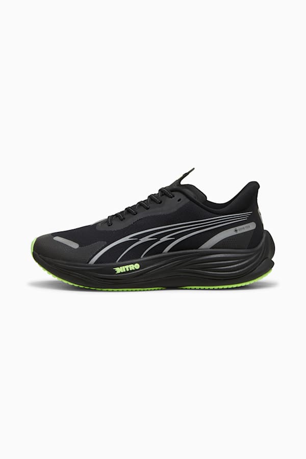 Velocity NITRO™ 3 GTX Running Shoes Men, PUMA Black-PUMA Silver-Fizzy Apple, extralarge