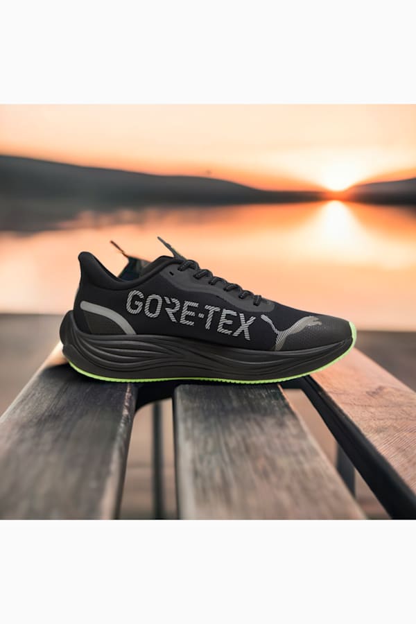 Velocity NITRO™ 3 GTX Running Shoes Men, PUMA Black-PUMA Silver-Fizzy Apple, extralarge