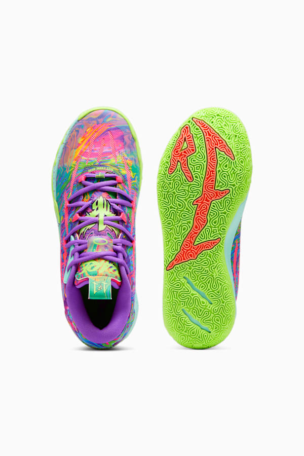 MB.03 Be You Basketball Shoes, Purple Glimmer-KNOCKOUT PINK-Green Gecko, extralarge