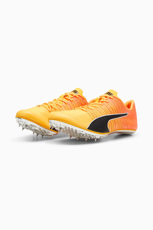 evoSPEED BRUSH 6 Track & Field Unisex Shoes, Sun Stream-Sunset Glow-Puma Black, extralarge