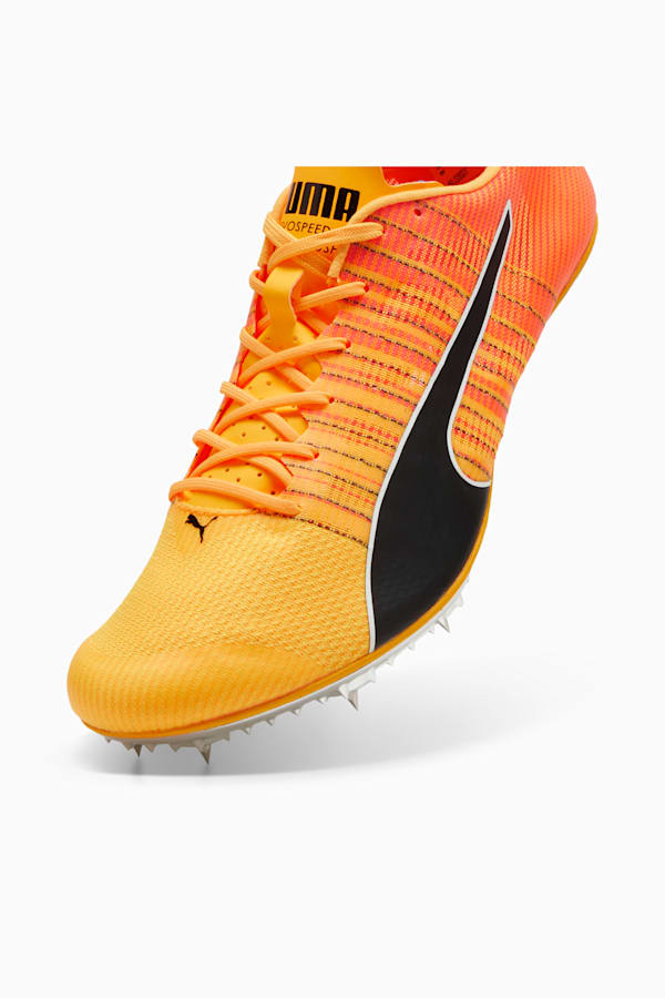 evoSPEED BRUSH 6 Track & Field Unisex Shoes, Sun Stream-Sunset Glow-Puma Black, extralarge