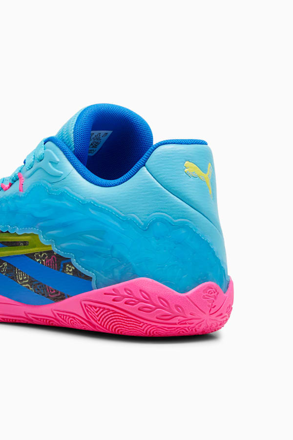 Stewie 3 Midnight in Tokyo Basketball Shoes Women, Bright Aqua-Fluro Pink Pes-PUMA Black, extralarge