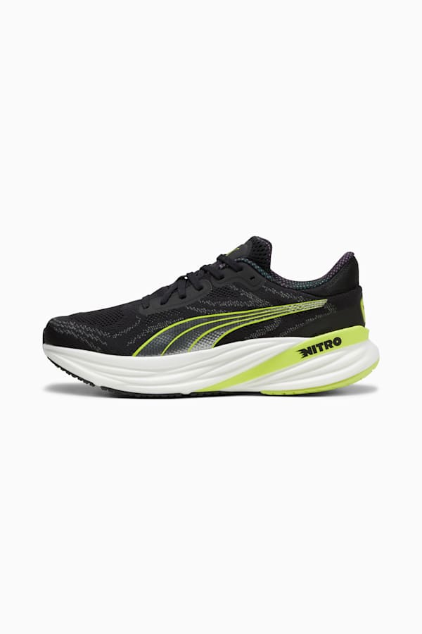 Magnify NITRO™ 2 Running Shoes Men, PUMA Black-Lime Pow, extralarge-GBR