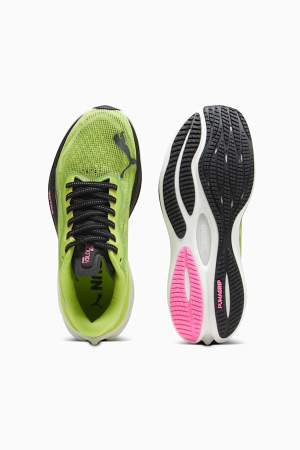 Velocity NITRO™ 3 Women's Running Shoes, Lime Pow-PUMA Black-Poison Pink, extralarge