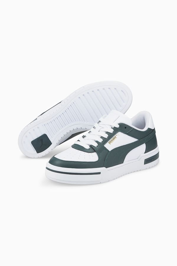 CA Pro Classic Trainers, Puma White-Green Gables, extralarge