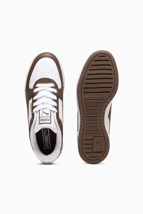 CA Pro Classic Trainers, PUMA White-Espresso Brown-Puma Team Gold, extralarge