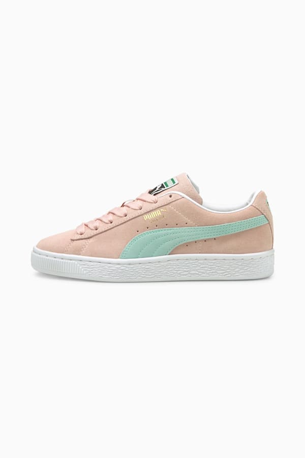 Suede Classic XXI Youth Trainers, Lotus-Eggshell Blue, extralarge