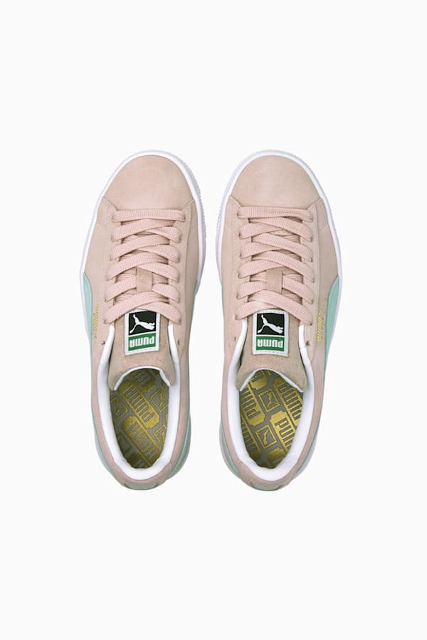 Suede Classic XXI Youth Trainers, Lotus-Eggshell Blue, extralarge