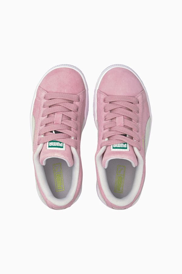 Suede Classic XXI Kids' Trainers, Pink Lady-Puma White, extralarge-GBR