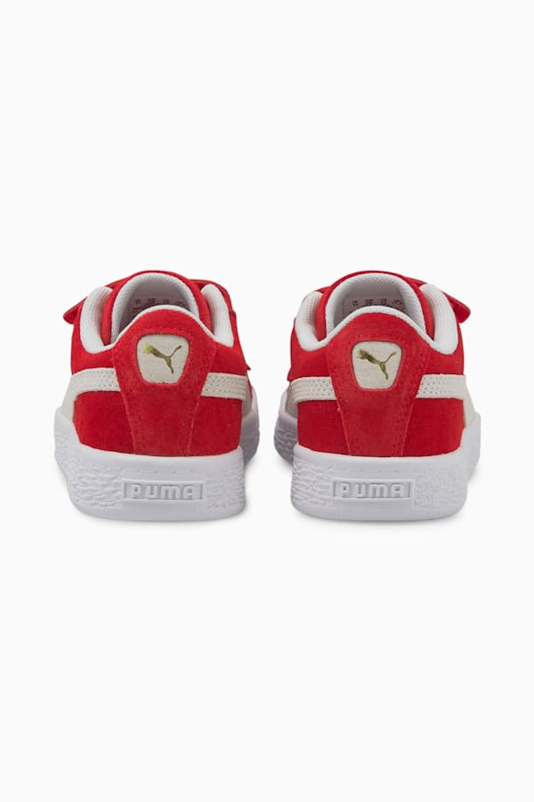Suede Classic XXI Kids' Trainers, High Risk Red-Puma White, extralarge