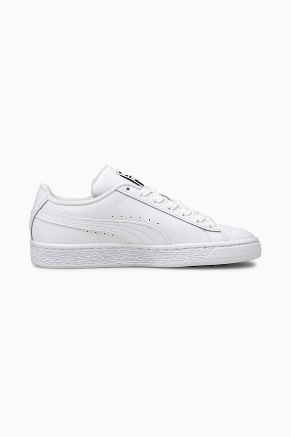 Basket Classic XXI Youth Trainers, Puma White-Puma White, extralarge