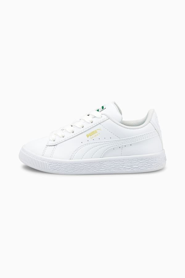 Basket Classic XXI Trainers Kids, Puma White-Puma White, extralarge