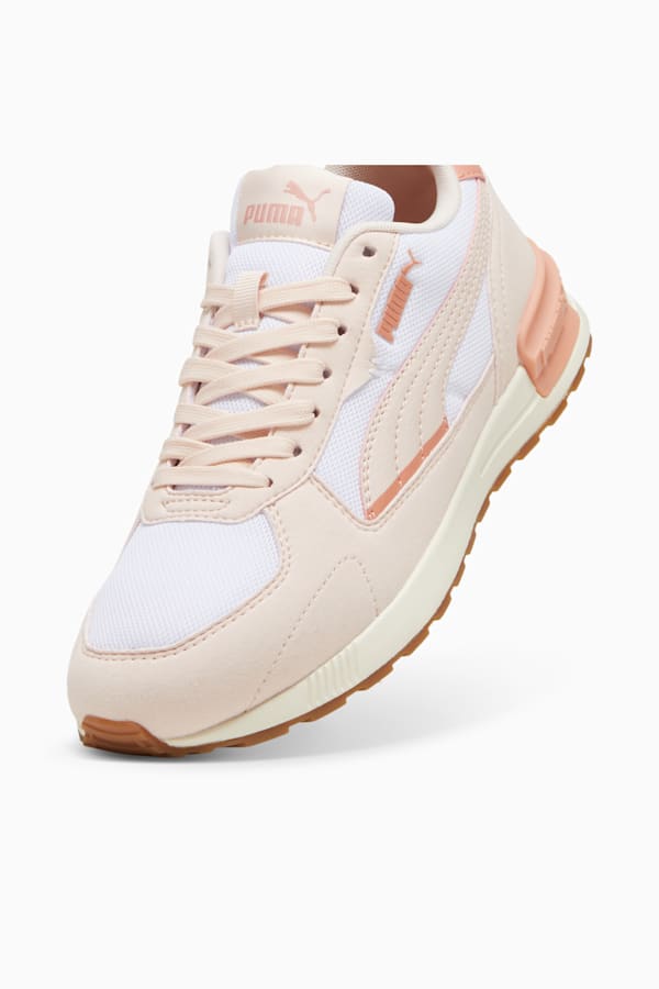 Graviton Trainers, PUMA White-Island Pink-Deeva Peach, extralarge-GBR