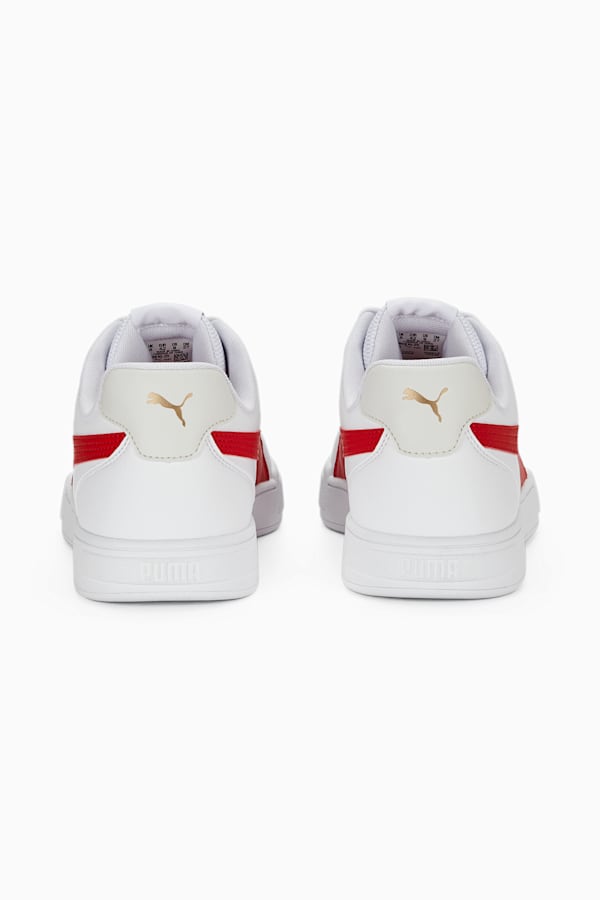 Caven Trainers, PUMA White-For All Time Red-PUMA Gold, extralarge