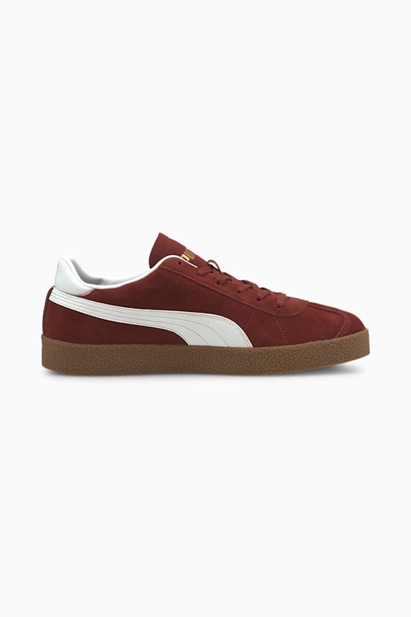 Club Trainers, Intense Red-Puma White-Puma Team Gold-Gum, extralarge