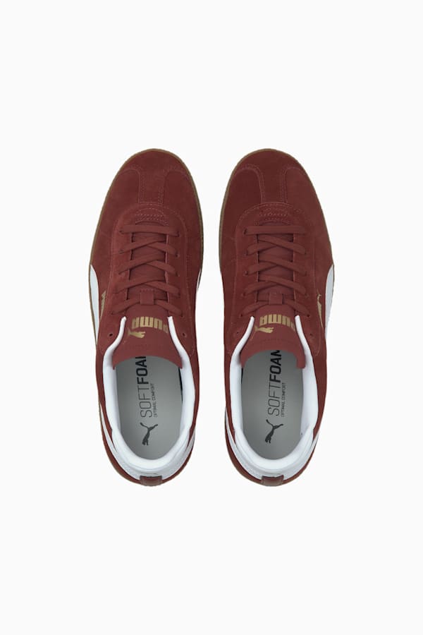 Club Trainers, Intense Red-Puma White-Puma Team Gold-Gum, extralarge