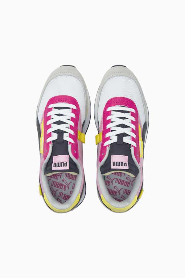 Future Rider Splash Youth Trainers, Puma White-PRISM PINK, extralarge