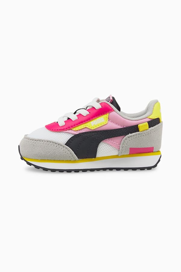 Future Rider Splash AC Babies' Trainers, Puma White-PRISM PINK, extralarge