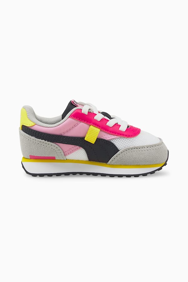 Future Rider Splash AC Babies' Trainers, Puma White-PRISM PINK, extralarge