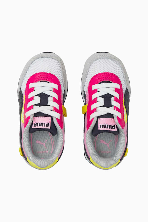 Future Rider Splash AC Babies' Trainers, Puma White-PRISM PINK, extralarge