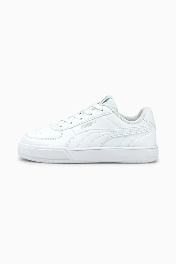 Caven Kids' Trainers, Puma White-Puma White-Gray Violet, extralarge