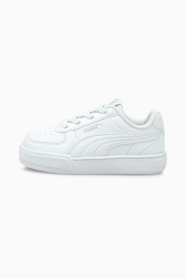 Caven AC Babies' Trainers, Puma White-Puma White-Gray Violet, extralarge