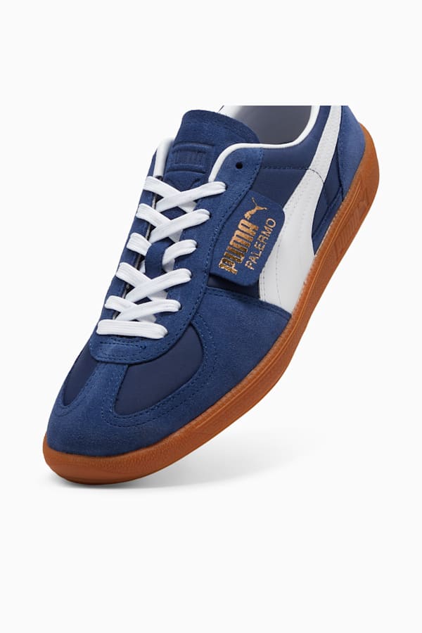 Palermo OG Sneakers Unisex, Puma New Navy-Puma White-Puma Team Gold, extralarge