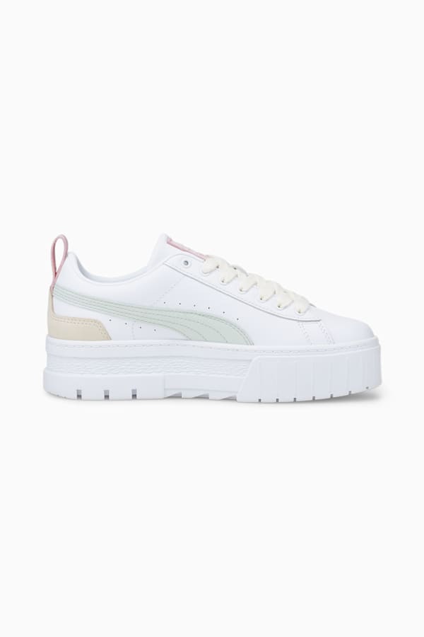 Mayze Luxe Trainers Women, Puma White-Pristine, extralarge