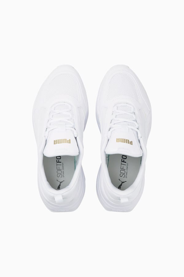 Cassia Women's Trainers, Puma White-Puma White-Puma Team Gold, extralarge