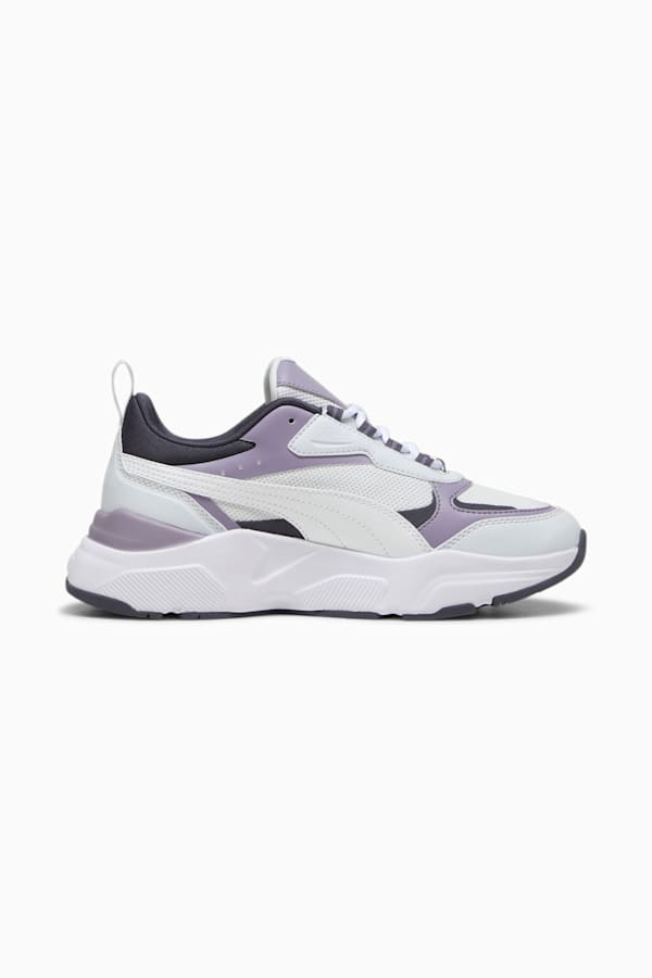 Cassia Women's Trainers, Silver Mist-PUMA White-Galactic Gray-Pale Plum-PUMA Silver, extralarge