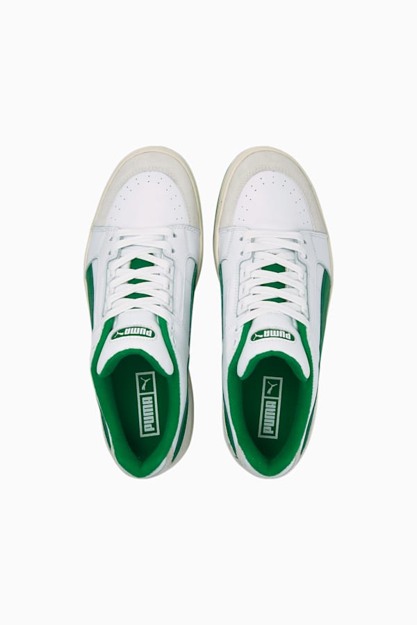 Slipstream Lo Retro Trainers, Puma White-Amazon Green, extralarge