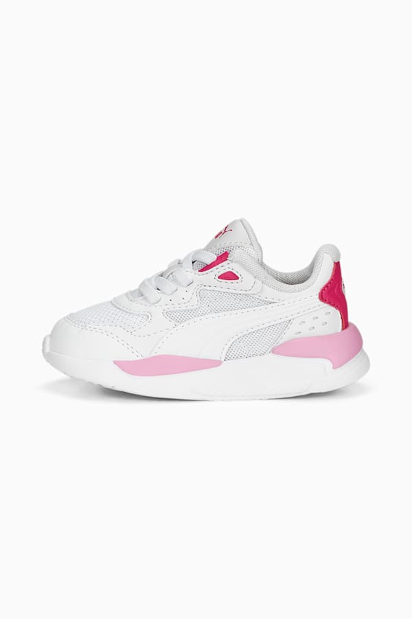 X-Ray Speed AC Babies' Trainers, PUMA White-Glowing Pink-Lilac Chiffon, extralarge-GBR