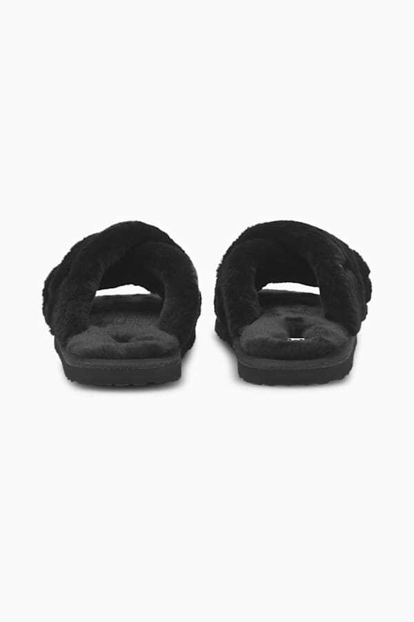 Fluff X Strap Slide Women, Puma Black-Puma White, extralarge