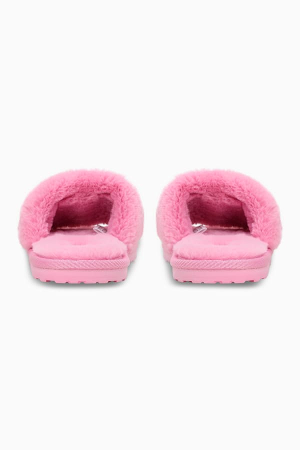 Fluff Youth Slippers, Lilac Chiffon-PUMA White, extralarge-GBR