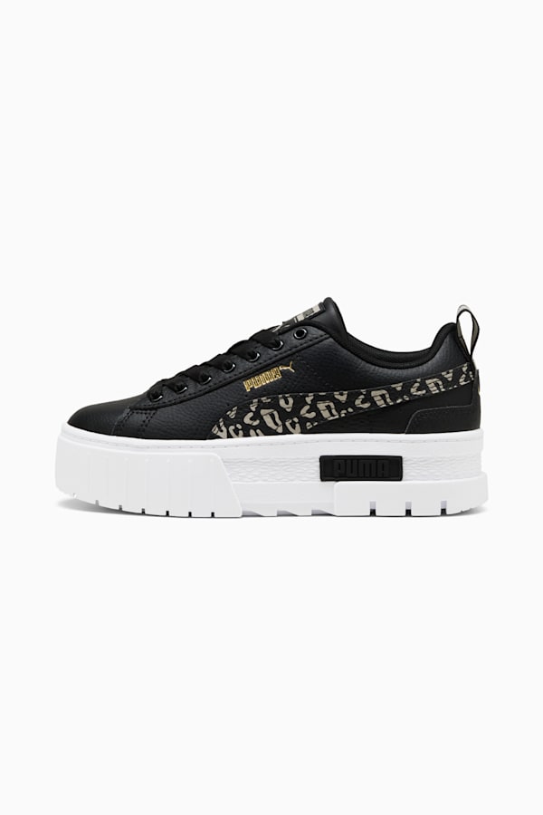 Mayze Wild Youth Trainers, PUMA Black-Desert Dust, extralarge