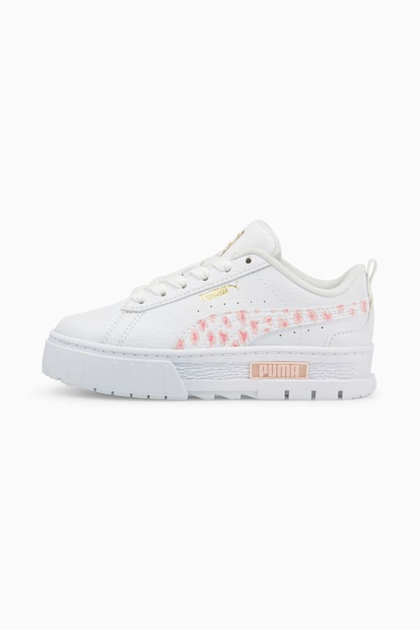 Mayze Wild Sneakers Kids, Puma White-PRISM PINK, extralarge