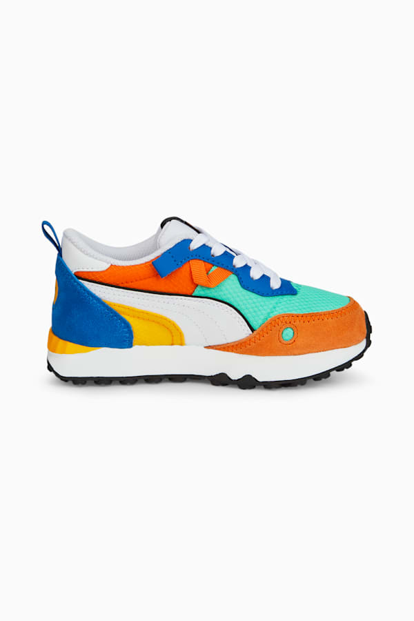 Rider FV Future Vintage Sneakers Kids, Biscay Green-Vibrant Orange, extralarge