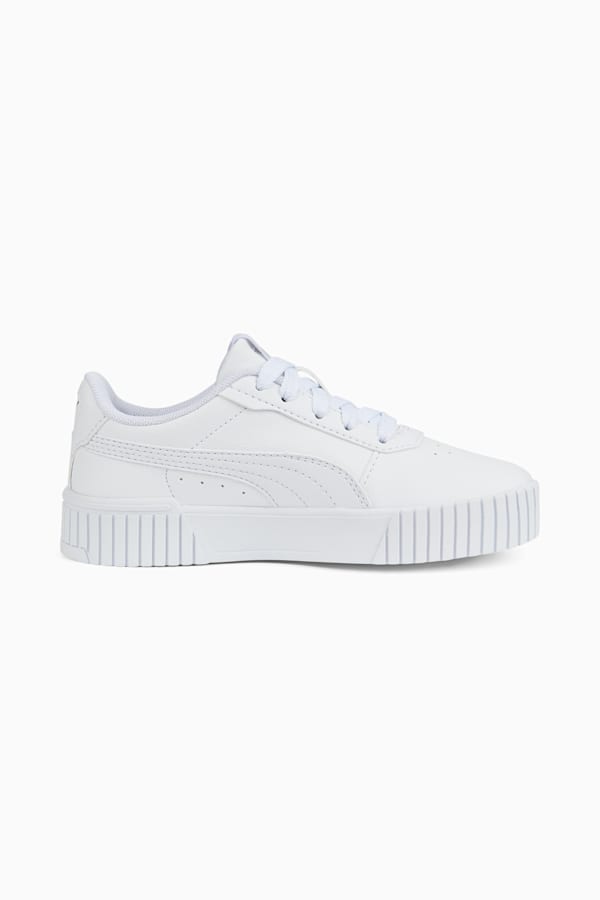 Carina 2.0 Sneakers Kids, Puma White-Puma White-Puma Silver, extralarge