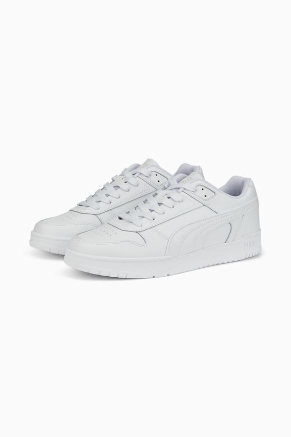 RBD Game Low Sneakers, Puma White-Puma White-Puma Team Gold, extralarge