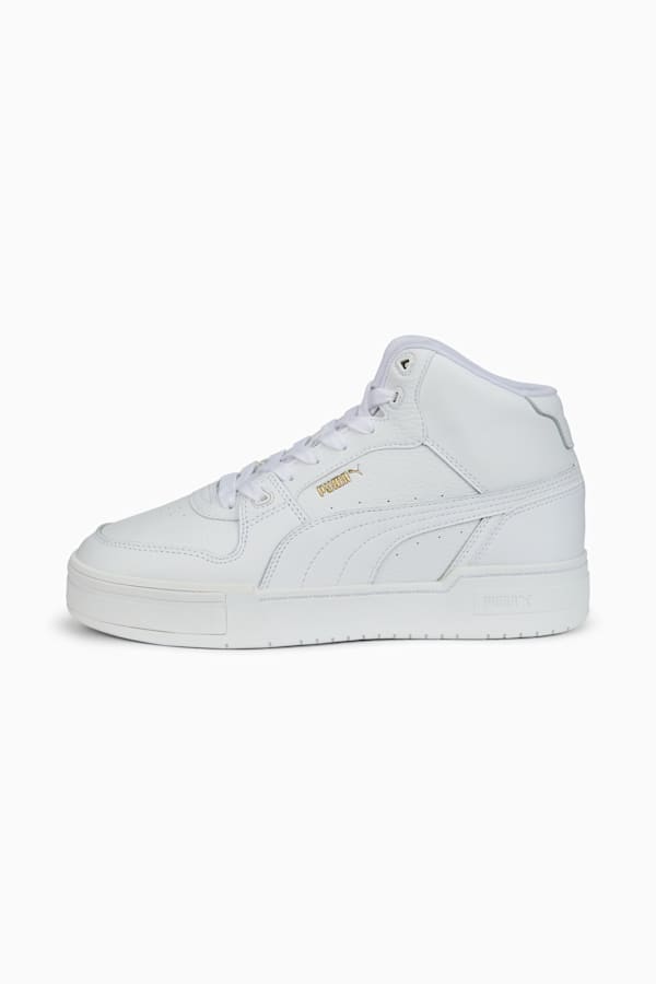 CA Pro Mid Sneakers, Puma White-Puma Team Gold, extralarge