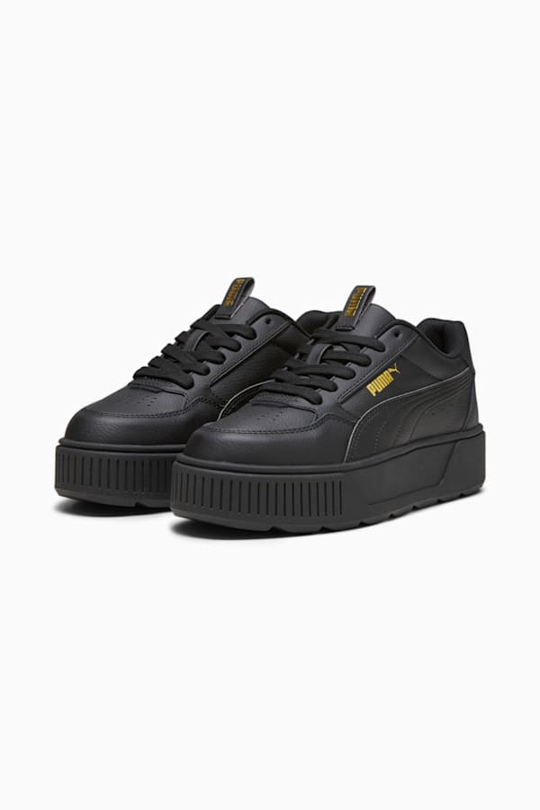 Karmen Rebelle Sneakers Women, PUMA Black-PUMA Black-PUMA Gold, extralarge-GBR