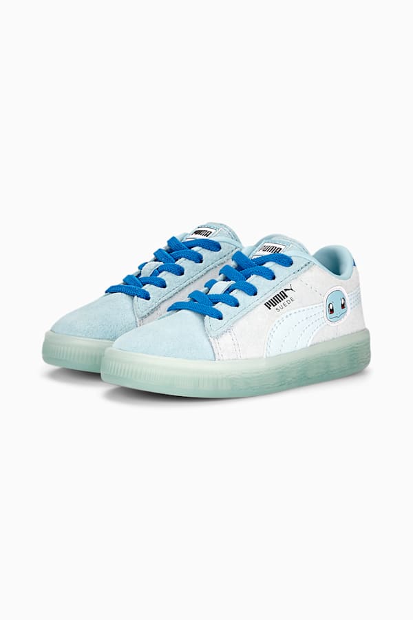 PUMA x POKÉMON Suede Squirtle Alternative Closure Sneakers Babies, Petit Four-Nitro Blue, extralarge