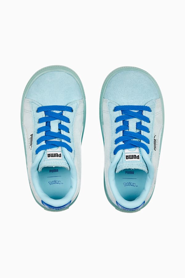 PUMA x POKÉMON Suede Squirtle Alternative Closure Sneakers Babies, Petit Four-Nitro Blue, extralarge